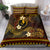 FSM Yap State Bedding Set Tribal Pattern Gold Version