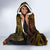 FSM Yap State Hooded Blanket Tribal Pattern Gold Version