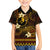 FSM Yap State Kid Hawaiian Shirt Tribal Pattern Gold Version LT01 Kid Gold - Polynesian Pride