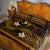 FSM Yap State Quilt Bed Set Tribal Pattern Gold Version