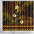 FSM Yap State Shower Curtain Tribal Pattern Gold Version