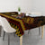 FSM Yap State Tablecloth Tribal Pattern Gold Version