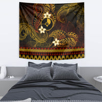 FSM Yap State Tapestry Tribal Pattern Gold Version