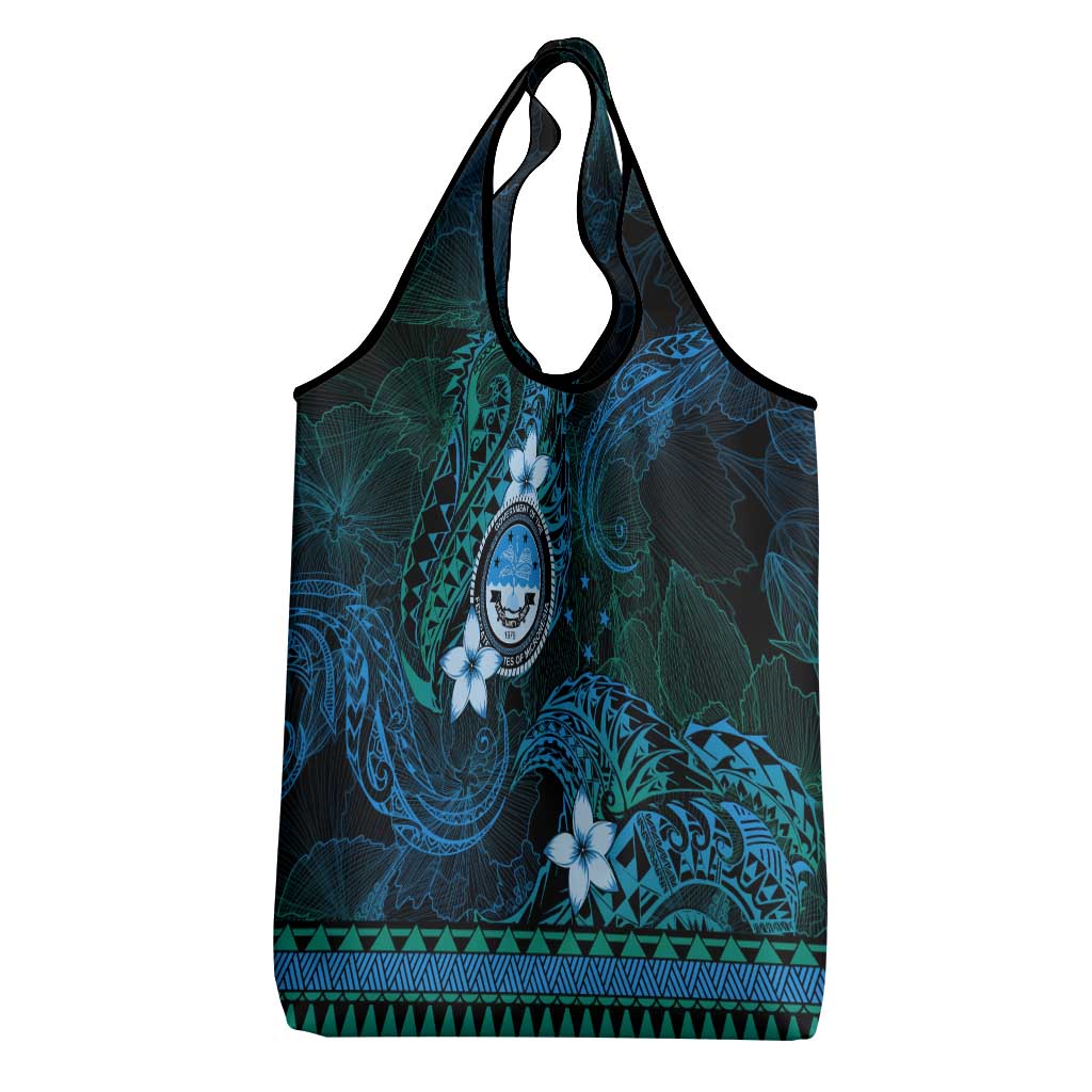 FSM Culture Day Grocery Bag Tribal Pattern Ocean Version LT01 - Polynesian Pride