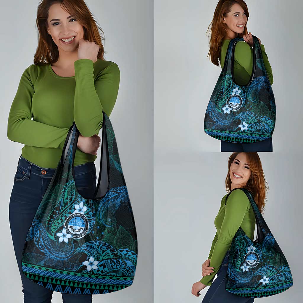 FSM Culture Day Grocery Bag Tribal Pattern Ocean Version LT01 - Polynesian Pride
