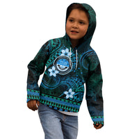 FSM Culture Day Kid Hoodie Tribal Pattern Ocean Version LT01 - Polynesian Pride