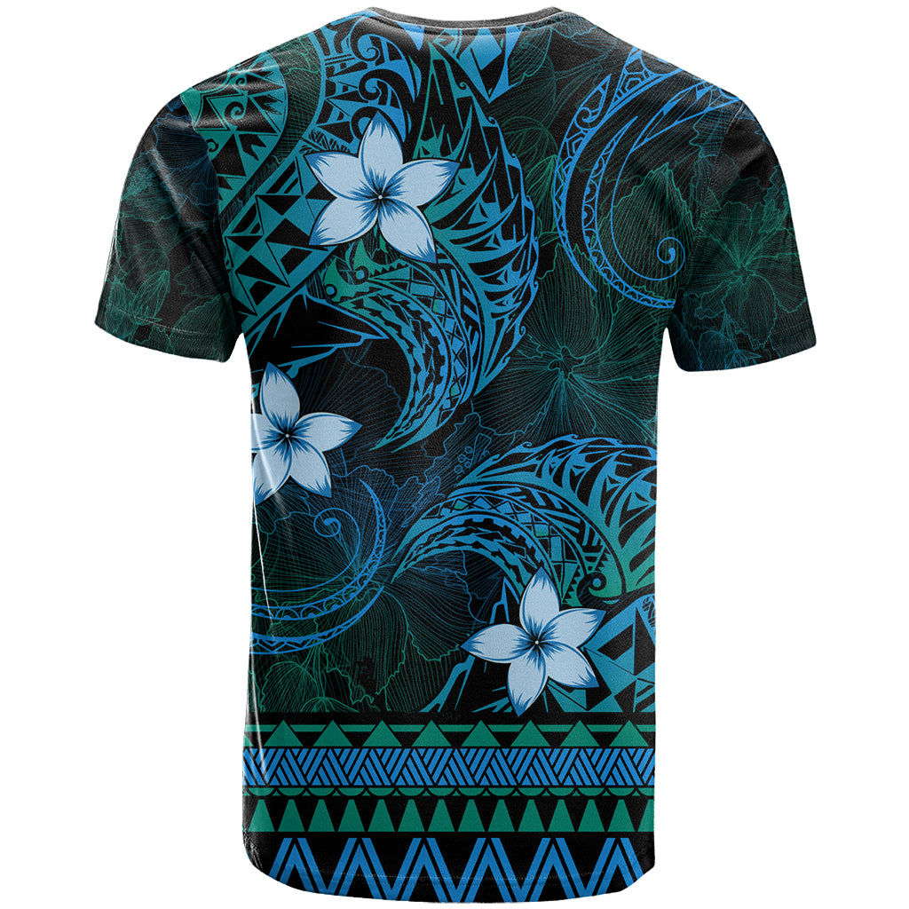FSM Culture Day T Shirt Tribal Pattern Ocean Version LT01 - Polynesian Pride