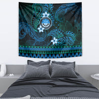 FSM Culture Day Tapestry Tribal Pattern Ocean Version