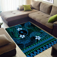 FSM Chuuk State Area Rug Tribal Pattern Ocean Version LT01 - Polynesian Pride