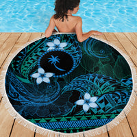 FSM Chuuk State Beach Blanket Tribal Pattern Ocean Version LT01 - Polynesian Pride