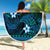 FSM Chuuk State Beach Blanket Tribal Pattern Ocean Version