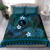 FSM Chuuk State Bedding Set Tribal Pattern Ocean Version LT01 - Polynesian Pride