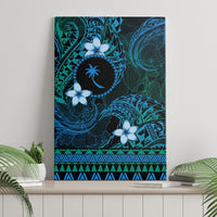 FSM Chuuk State Canvas Wall Art Tribal Pattern Ocean Version LT01 - Polynesian Pride