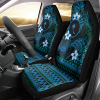 FSM Chuuk State Car Seat Cover Tribal Pattern Ocean Version LT01 - Polynesian Pride