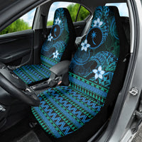 FSM Chuuk State Car Seat Cover Tribal Pattern Ocean Version LT01 - Polynesian Pride