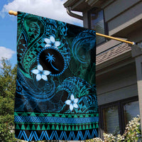 FSM Chuuk State Garden Flag Tribal Pattern Ocean Version LT01 - Polynesian Pride