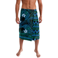 FSM Chuuk State Lavalava Tribal Pattern Ocean Version LT01 Blue - Polynesian Pride