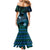 FSM Chuuk State Mermaid Dress Tribal Pattern Ocean Version LT01 - Polynesian Pride