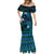 FSM Chuuk State Mermaid Dress Tribal Pattern Ocean Version LT01 - Polynesian Pride