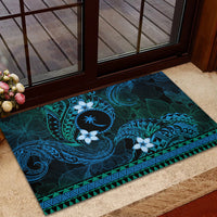 FSM Chuuk State Rubber Doormat Tribal Pattern Ocean Version LT01 - Polynesian Pride