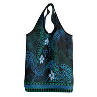 FSM Kosrae State Grocery Bag Tribal Pattern Ocean Version LT01 - Polynesian Pride