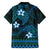 FSM Kosrae State Hawaiian Shirt Tribal Pattern Ocean Version LT01 - Polynesian Pride