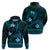 FSM Kosrae State Hoodie Tribal Pattern Ocean Version LT01 - Polynesian Pride