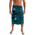 FSM Kosrae State Lavalava Tribal Pattern Ocean Version LT01 Blue - Polynesian Pride