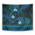 FSM Kosrae State Tapestry Tribal Pattern Ocean Version