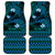 FSM Pohnpei State Car Mats Tribal Pattern Ocean Version