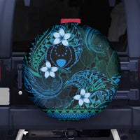 FSM Pohnpei State Spare Tire Cover Tribal Pattern Ocean Version LT01 - Polynesian Pride