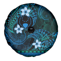FSM Pohnpei State Spare Tire Cover Tribal Pattern Ocean Version LT01 - Polynesian Pride