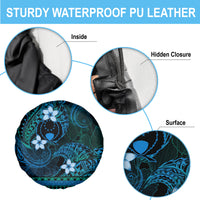 FSM Pohnpei State Spare Tire Cover Tribal Pattern Ocean Version LT01 - Polynesian Pride
