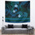 FSM Pohnpei State Tapestry Tribal Pattern Ocean Version