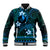 FSM Yap State Baseball Jacket Tribal Pattern Ocean Version LT01 Unisex Blue - Polynesian Pride