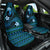 FSM Yap State Car Seat Cover Tribal Pattern Ocean Version