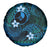 FSM Yap State Spare Tire Cover Tribal Pattern Ocean Version