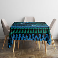 FSM Yap State Tablecloth Tribal Pattern Ocean Version