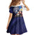 Personalized Northern Mariana Islands 4th of July Family Matching Off Shoulder Short Dress and Hawaiian Shirt Plumeria USA Eagle