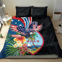 Guam Fourth of July Bedding Set Tropical Flowers