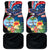 Guam Fourth of July Car Mats Tropical Flowers