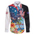 Personalized Guam Fourth of July Family Matching Summer Maxi Dress and Hawaiian Shirt Tropical Flowers