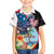Personalized Guam Fourth of July Family Matching Summer Maxi Dress and Hawaiian Shirt Tropical Flowers