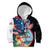 Personalized Guam Fourth of July Kid Hoodie Tropical Flowers