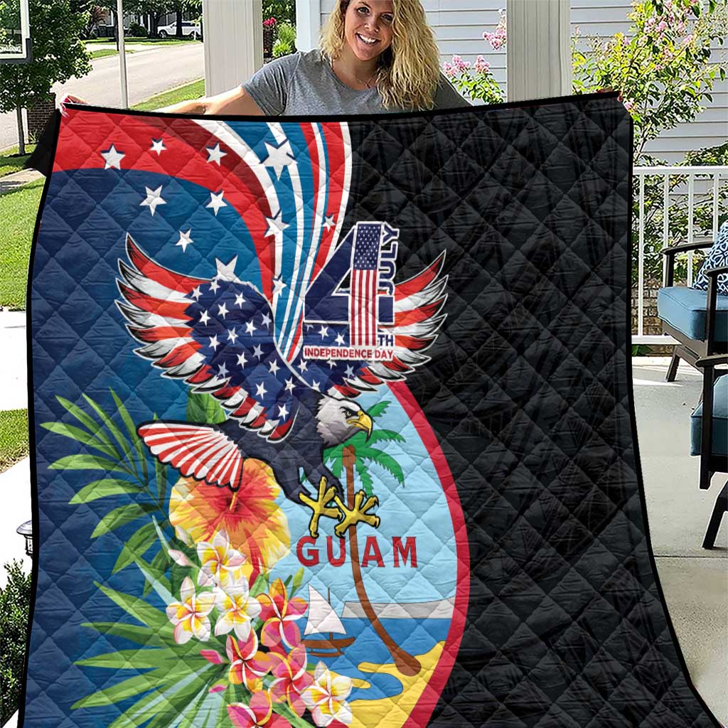 Guam Fourth of July Quilt Tropical Flowers LT01 Multicolor - Polynesian Pride