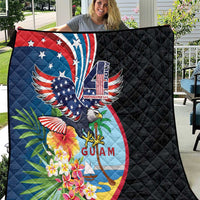 Guam Fourth of July Quilt Tropical Flowers LT01 Multicolor - Polynesian Pride