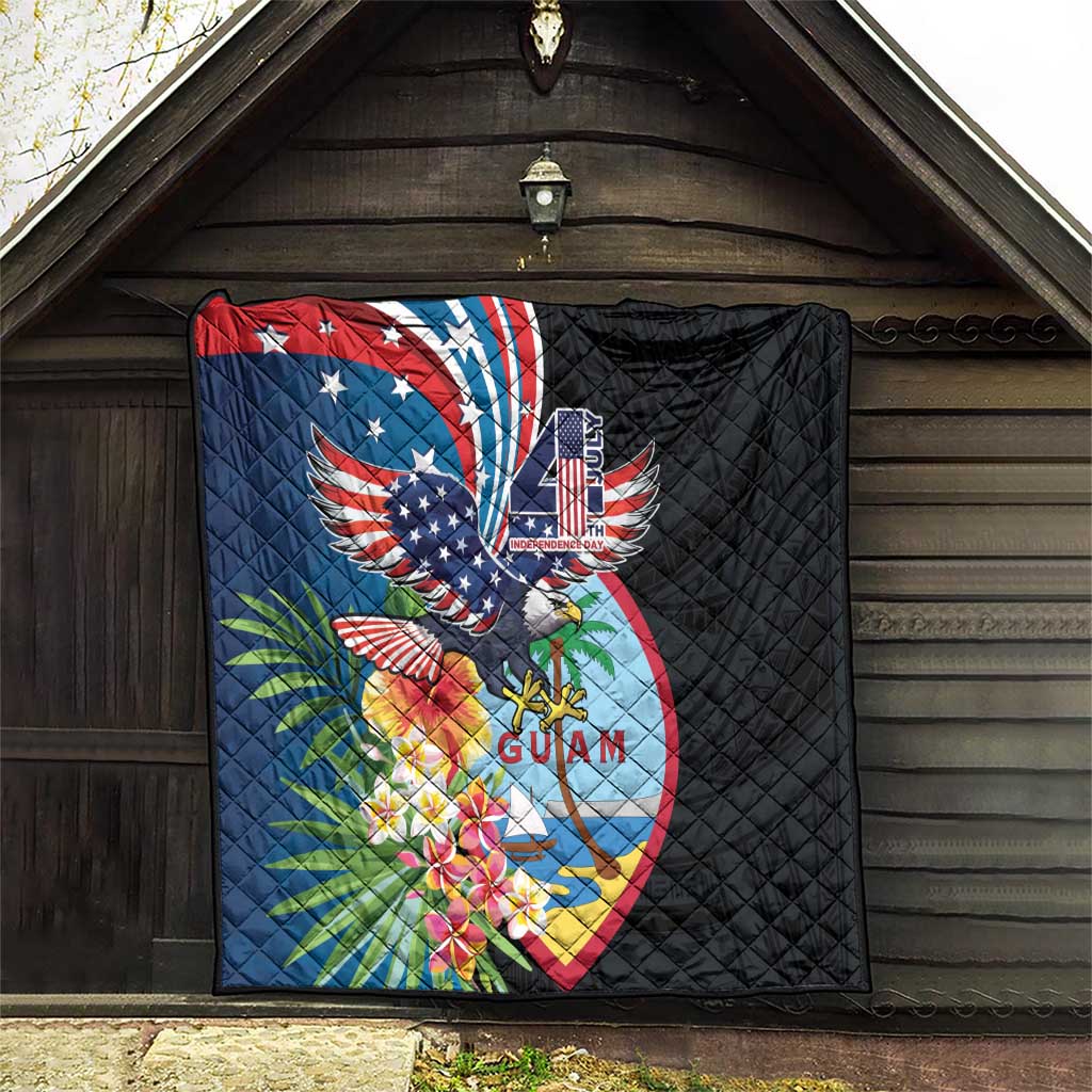 Guam Fourth of July Quilt Tropical Flowers LT01 - Polynesian Pride