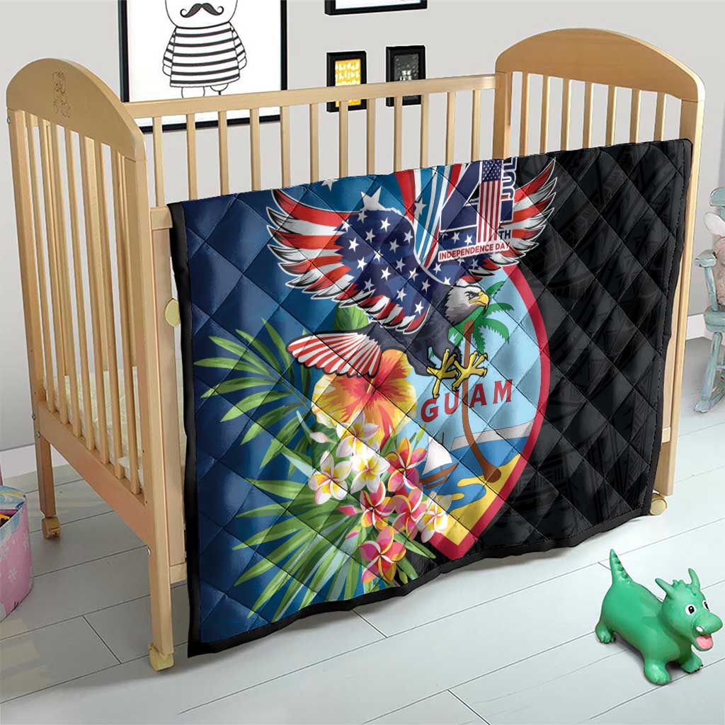 Guam Fourth of July Quilt Tropical Flowers LT01 - Polynesian Pride