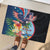 Guam Fourth of July Rubber Doormat Tropical Flowers