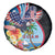 Guam Fourth of July Spare Tire Cover Tropical Flowers